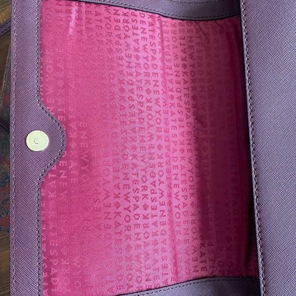 Kate Spade Burgundy Crossbody - Picture 2 of 5